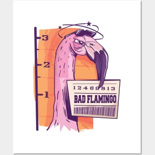 Bad Flamingo Posters and Art